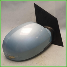 Specchio Specchietto Retrovisore Destro DX Azzurro Hyundai Getz 2 Serie 2005-2009 Schefenacker Originale Usato
