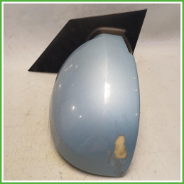 Specchio Specchietto Retrovisore Destro DX Azzurro Hyundai Getz 2 Serie 2005-2009 Schefenacker Originale Usato