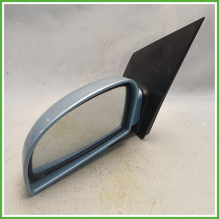 Specchio Specchietto Retrovisore Sinistro SX Azzurro Hyundai Getz 2 Serie 2005-2009 Schefenacker Originale Usato