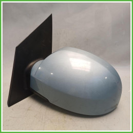 Specchio Specchietto Retrovisore Sinistro SX Azzurro Hyundai Getz 2 Serie 2005-2009 Schefenacker Originale Usato