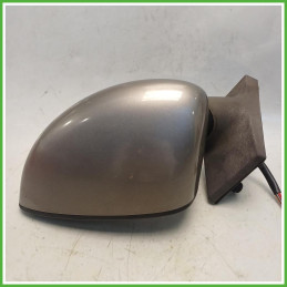 Specchio Specchietto Retrovisore Sinistro SX Grigio Lancia Musa 2 Serie 2007-2011 Ficosa Ficomirrors Originale Usato