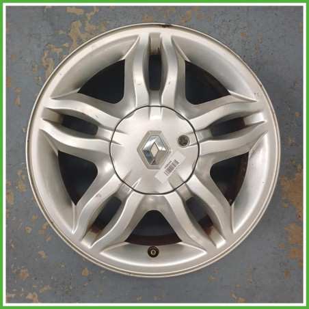 Cerchio Singolo in Lega Renault Clio 3 Serie 15 pollici 15 6.0J 4x100 ET50 1pz 403009902R Originale Usato al pz