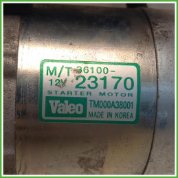 Motorino Avviamento Valeo TM000A38001 Kia Sportage 2 Serie 3610023171 2004-2010