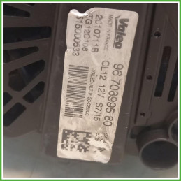 Alternatore Valeo TG12C106 Citroen C3 2 Serie 9818677980 2013-2016