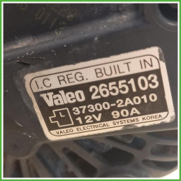Alternatore Valeo 2655103 Hyundai Getz 2 Serie 373002A010 2005-2009