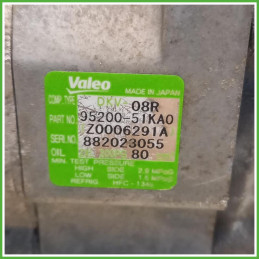 Compressore Clima AC Aria Condizionata Valeo DKV-08R Suzuki Splash 9520051KA0000 2008-2012
