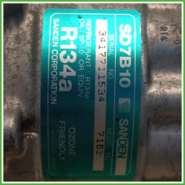 Compressore Clima AC Aria Condizionata Sanden SD7B10 Fiat Seicento 46443509 2000-2005