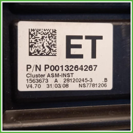 Quadro Strumenti Johnson Controls NS7781206 Opel Corsa D 1.2 16v. 13252129 2006-2010