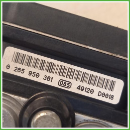 Centralina ABS Modulo Pompa Bosch 0265950361 A4544202375 Smart Forfour 454 2004 Originale Usato