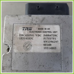 Centralina ABS Modulo Pompa TRW EBC430NGVDC 51753751 FIAT CROMA 2T Originale Usato