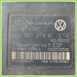 Centralina ABS Modulo Pompa ATE 10.0960-348.3 10.0206-0106.4 VOLKSWAGEN GOLF 1K Originale Usato