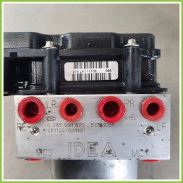 Centralina ABS Modulo Pompa BOSCH 0265800495 0265231672 FIAT IDEA 4D/2S Originale Usato