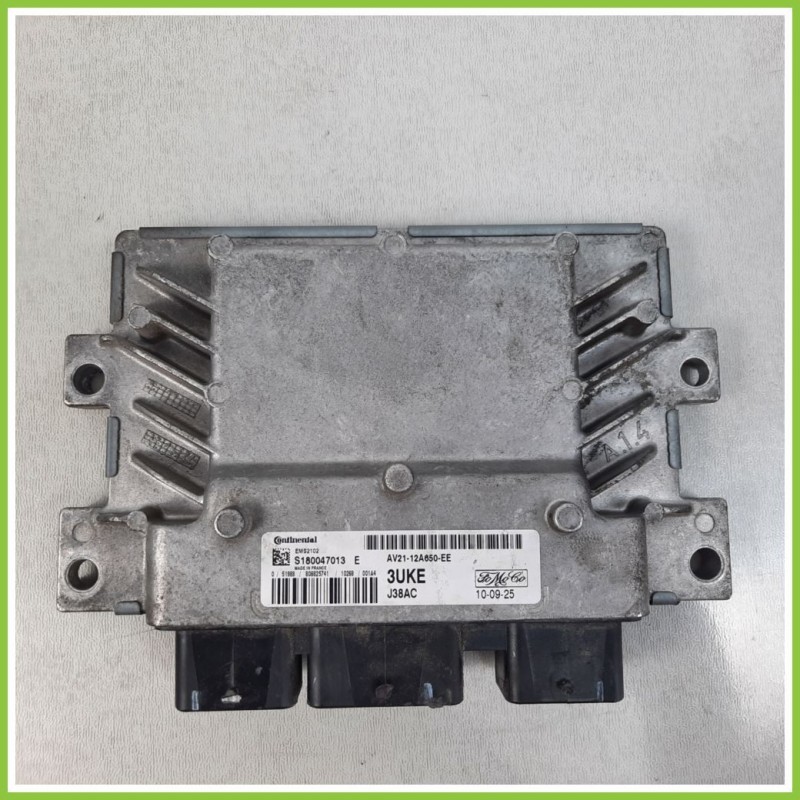 Centralina Motore Iniezione ECU CONTINENTAL S180047013 FORD FIESTA CB1 1.4 16V AV21-12A650-EE Benzina-Gpl 2008