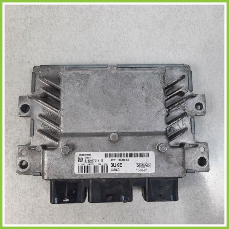 Centralina Motore Iniezione ECU CONTINENTAL S180047013-E FORD FIESTA CB1 1.4 16V 71kw AV21-12A650-EE 2008 2013
