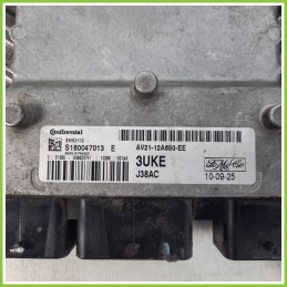 Centralina Motore Iniezione ECU CONTINENTAL S180047013 FORD FIESTA CB1 1.4 16V AV21-12A650-EE Benzina-Gpl 2008