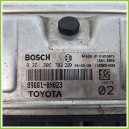 Centralina Motore Iniezione ECU BOSCH 0261208702 CITROEN C1 1.0 89661-0H023 Benzina 2005 2014