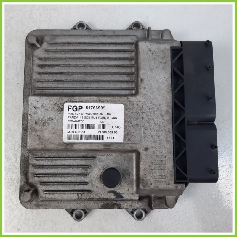 Centralina Motore Iniezione ECU MAGNETI MARELLI MJD6JF.S1 FIAT PANDA 2Q 1.3 MJ 16V DYNAMIC 51766999 Diesel 2003 2010