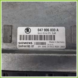 Centralina Motore Iniezione ECU SIEMENS 5WP4419307 SKODA FABIA 6Y 1.4 047906033A Benzina 2000 2007