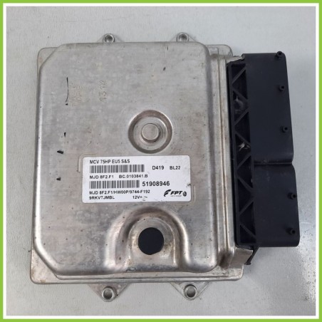 Centralina Motore Iniezione ECU MAGNETI MARELLI MJD8F2.F1S&S FIAT FIORINO 3N 1.3 MJT 51908946 Diesel 2007