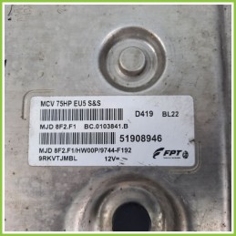 Centralina Motore Iniezione ECU MAGNETI MARELLI MJD8F2.F1S&S FIAT FIORINO 3N 1.3 MJT 51908946 Diesel 2007