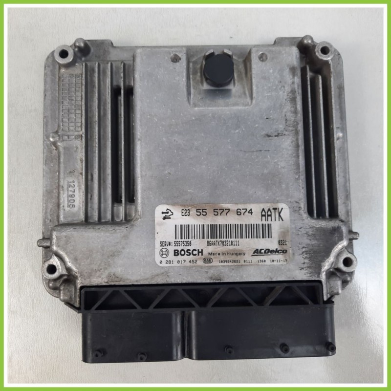Centralina Motore Iniezione ECU BOSCH 0281017452 OPEL INSIGNIA G09 2.0 CDTI 5577674 Diesel 2008 2013