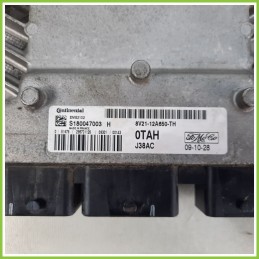 Centralina Motore Iniezione ECU CONTINENTAL S180047003H FORD FIESTA CB1 1.4 16V 8V21-12A650-TH Benzina-Gpl 2008