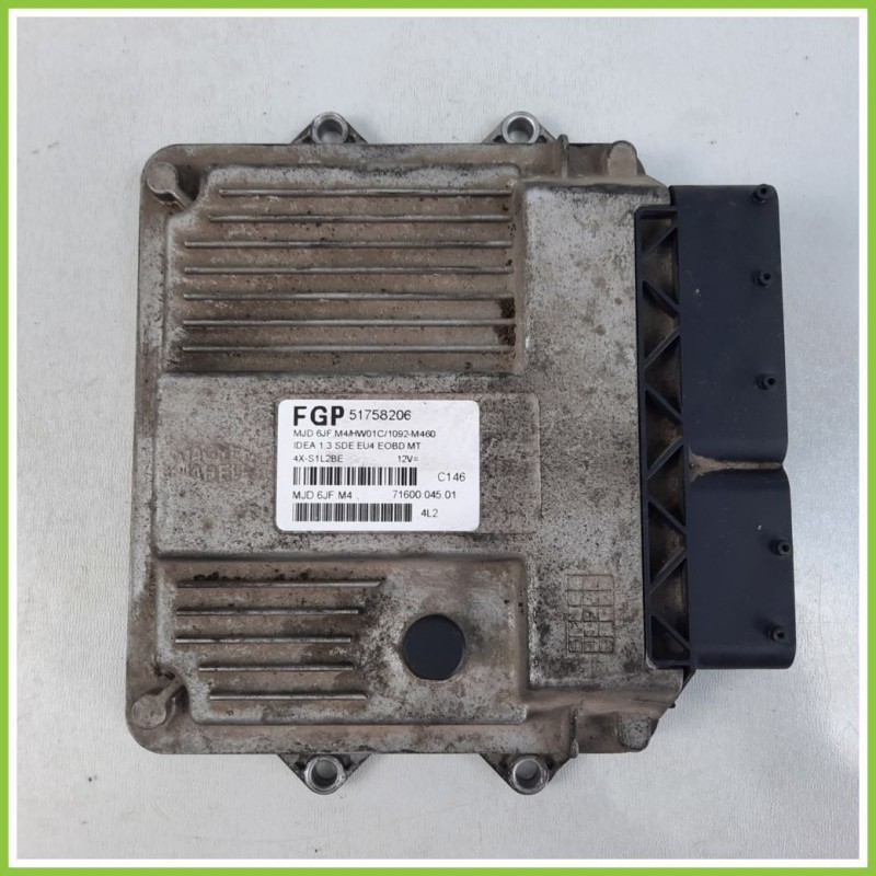 Centralina Motore Iniezione ECU MAGNETI MARELLI MJD6JF.M4 FIAT IDEA 4D/2S 1.3 16V MJ ACTIVE 51758206 Diesel 2003 2012