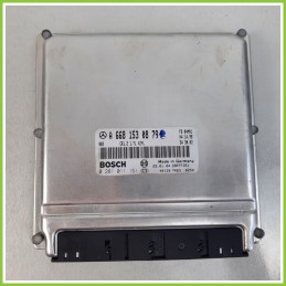 Centralina Motore Iniezione ECU BOSCH 0281011151 MERCEDES-BENZ Classe A W168 160 CDI A6681530879 Diesel 2001 2004