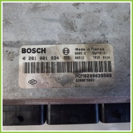Centralina Motore Iniezione ECU BOSCH 0281001934 RENAULT MEGANE 1a Serie 1.9 DCI 8200039569 Diesel 1999 2003
