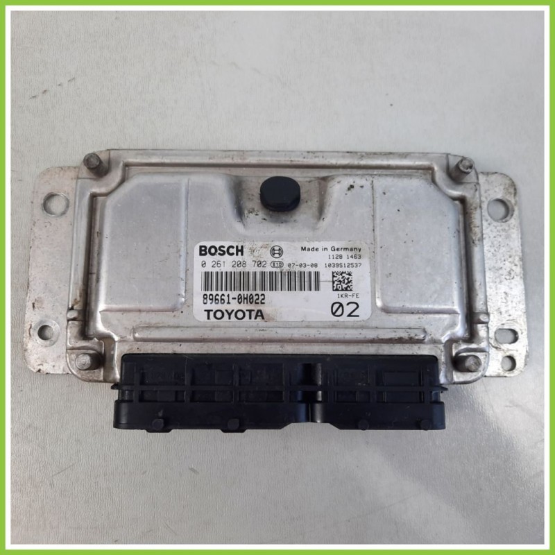Centralina Motore Iniezione ECU BOSCH 0261208702 PEUGEOT 107 1.0 89661-0H022 Benzina 2005