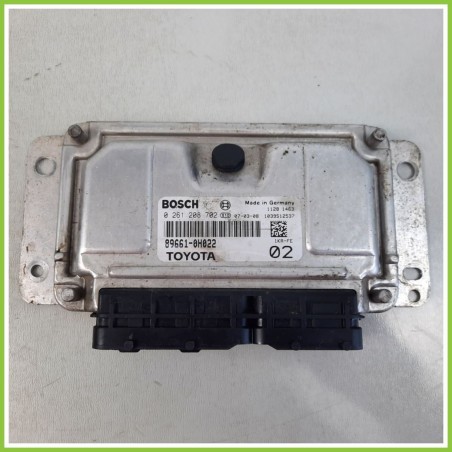Centralina Motore Iniezione ECU BOSCH 0261208702 PEUGEOT 107 1.0 89661-0H022 Benzina 2005