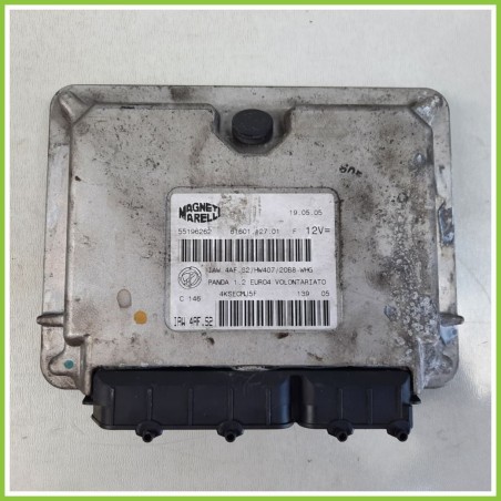 Centralina Motore Iniezione ECU MAGNETI MARELLI IAW4AF.S2 FIAT PANDA 2Q 1.2 44kw 55196262 2003 2010