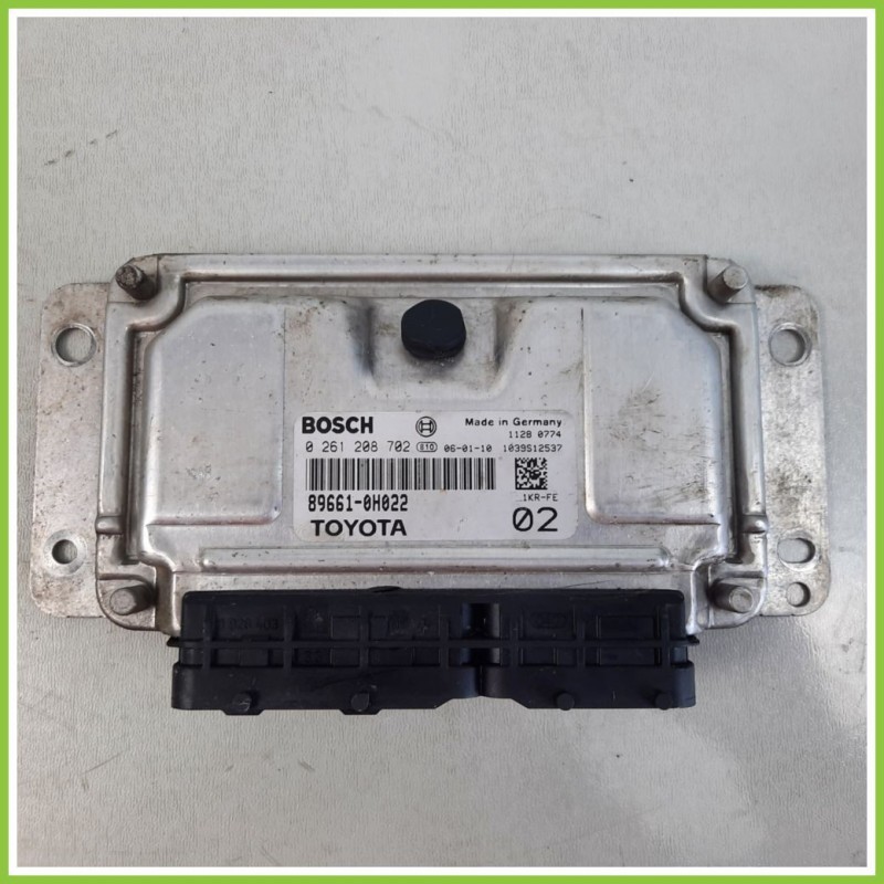 Centralina Motore Iniezione ECU BOSCH 0261208702 CITROEN C1 1.0 89661-0H022 Benzina 2005 2014
