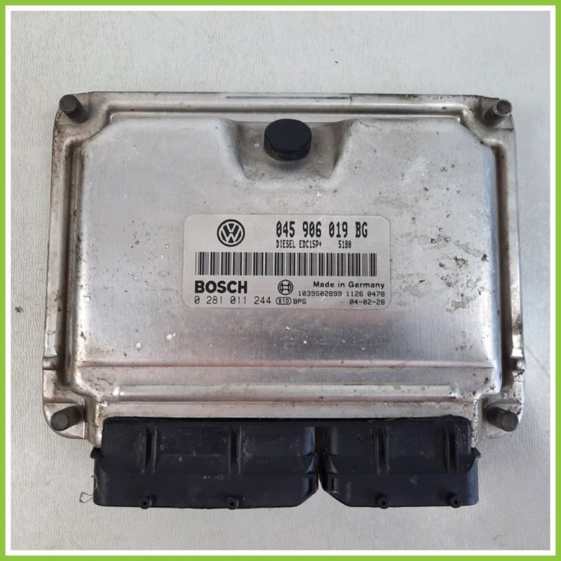 Centralina Motore Iniezione ECU BOSCH 0281011244 SEAT IBIZA 6L 1.4 TDI 045906019BG Diesel 2001 2009