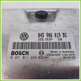 Centralina Motore Iniezione ECU BOSCH 0281011244 SEAT IBIZA 6L 1.4 TDI 045906019BG Diesel 2001 2009