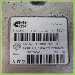 Centralina Motore Iniezione ECU MAGNETI MARELLI IAW4AF.S2 FIAT PANDA 2Q 1.2 EMOTION 51782647 Benzina 2003 2010
