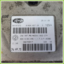 Centralina Motore Iniezione ECU MAGNETI MARELLI IAW4AF.M9 FIAT SEICENTO 1E 1.1 ACTIVE 55187372 Benzina 1998 2005