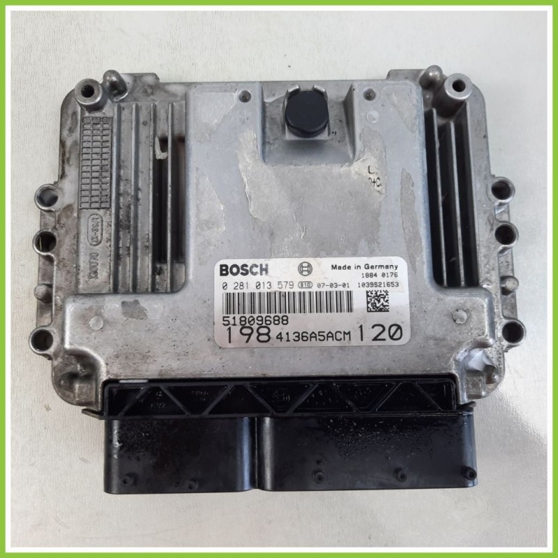 Centralina Motore Iniezione ECU BOSCH 0281013579 FIAT BRAVO 3L 1.9 MJT 51809688 Diesel 2007 2010