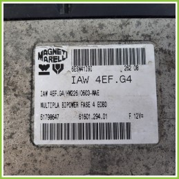 Centralina Motore Iniezione ECU MAGNETI MARELLI IAW4EF.G4 FIAT MULTIPLA 1F 1.6 16V N.P. ACTIVE 51798647 Benzina-Metano 2004 2012