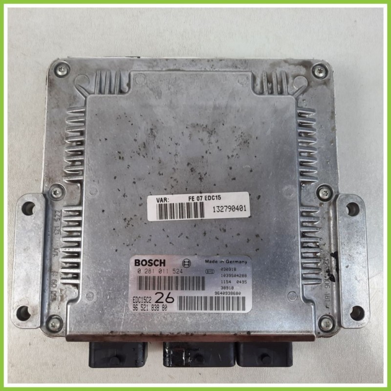 Centralina Motore Iniezione ECU BOSCH 0281011524 CITROEN C5 2.0 HDI 9652183880 Diesel 2001 2004