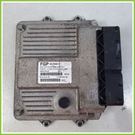 Centralina Motore Iniezione ECU MAGNETI MARELLI MJD6JF.P3 FIAT GRANDE PUNTO 2Y 1.3 MJT 66kw 55195817 2005 2008