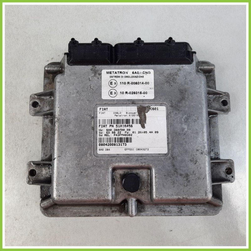 Centralina Motore Iniezione GAS METATRON FIAT DOBLO 3C 51816456 6A0-CNG