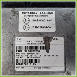 Centralina Motore Iniezione GAS METATRON FIAT DOBLO 3C 51816456 6A0-CNG