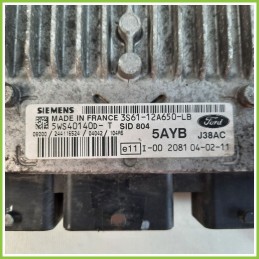 Centralina Motore Iniezione ECU SIEMENS 5WS40140D-T FORD FUSION CBK 1.4 TDCI 3S61-12A650-LB Diesel 2002