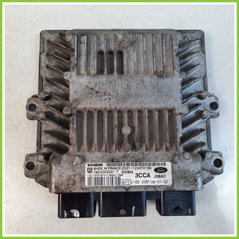 Centralina Motore Iniezione ECU SIEMENS 5WS40404A-T FORD FUSION CBK 1.4 TDCI 6S61-12A650-BA Diesel 2002