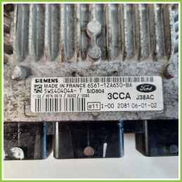 Centralina Motore Iniezione ECU SIEMENS 5WS40404A-T FORD FUSION CBK 1.4 TDCI 6S61-12A650-BA Diesel 2002