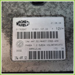 Centralina Motore Iniezione ECU MAGNETI MARELLI IAW4AF.S2 FIAT PANDA 2Q 1.2 EMOTION 51782647 Benzina 2003 2010