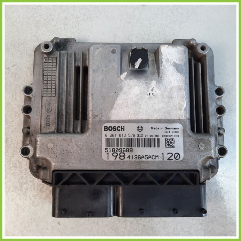 Centralina Motore Iniezione ECU BOSCH 0281013579 FIAT BRAVO 3L 1.9 MJT 51809688 Diesel 2007 2010