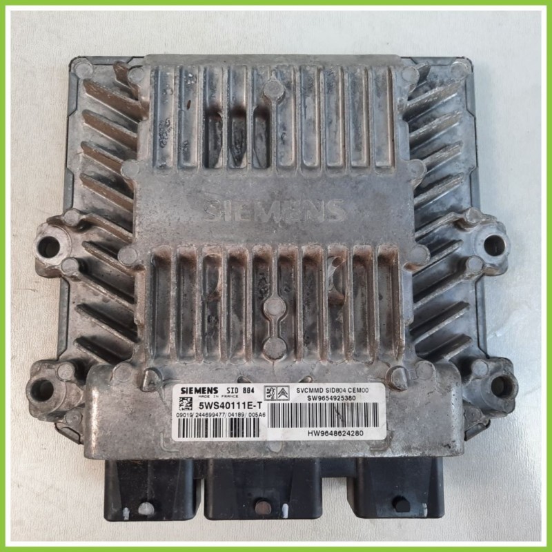 Centralina Motore Iniezione ECU SIEMENS 5WS40111E-T CITROEN C2 1.4 HDI 9654925380 Diesel 2003 2010