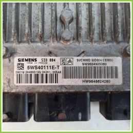 Centralina Motore Iniezione ECU SIEMENS 5WS40111E-T CITROEN C2 1.4 HDI 9654925380 Diesel 2003 2010